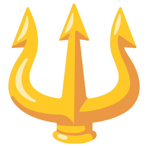 Trident Emblem Emoji from Noto Emojis Set