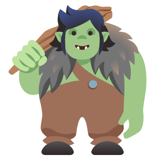 Troll Emoji from Noto Emojis Set