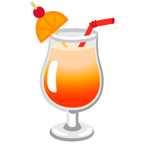 Tropical Drink Element from Noto Emojis Set