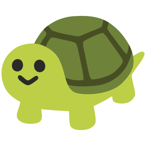 Turtle Emoji from Noto Emojis Set