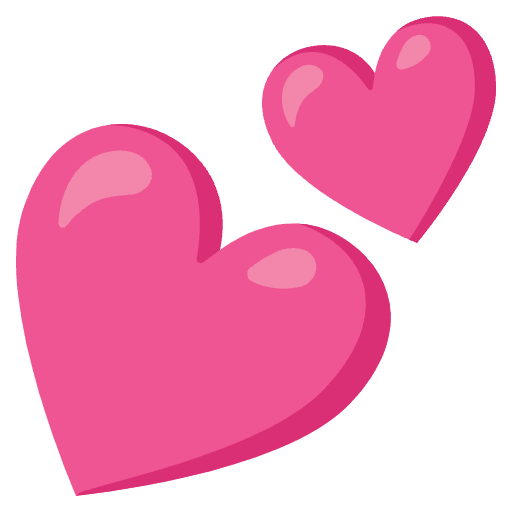 Two Hearts Emoji from Noto Emojis Set