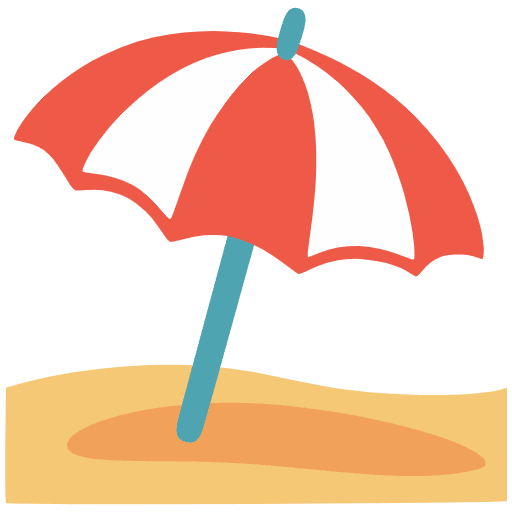 Umbrella On Ground Emoji from Noto Emojis Set