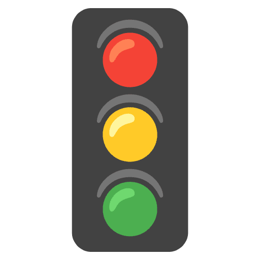 Vertical Traffic Light Emoji from Noto Emojis Set