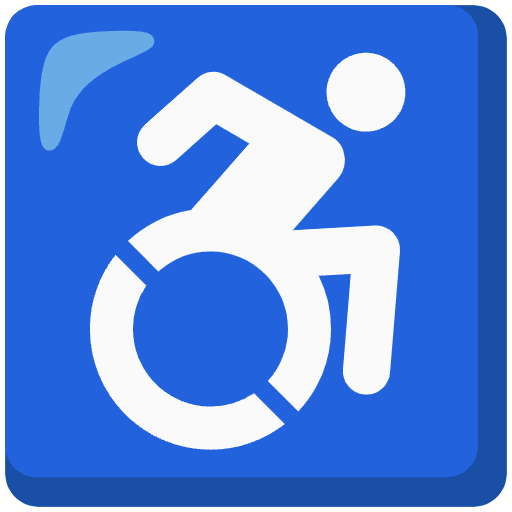 Wheelchair Symbol Emoji from Noto Emojis Set