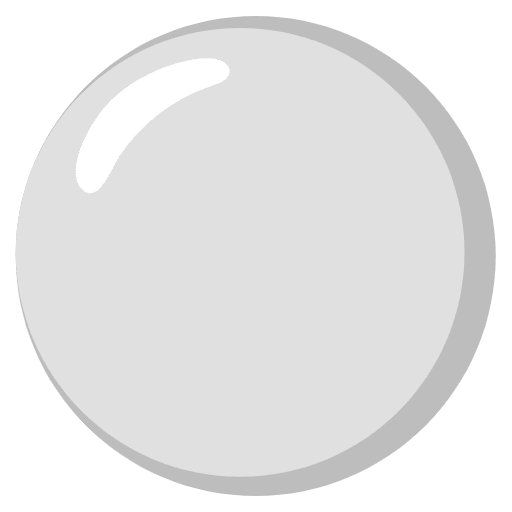 White Circle Emoji from Noto Emoji Set