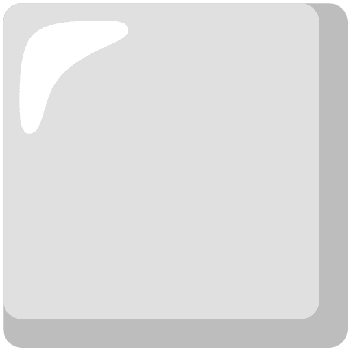 White Medium Small Square Emoji from Noto Emojis Set