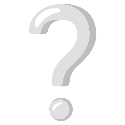 White Question Mark Emoji from Noto Emoji Set