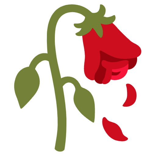 Wilted Flower Emoji from Noto Emojis Set