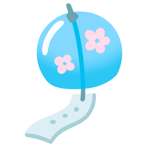 Wind Chime Emoji from Noto Emojis Set