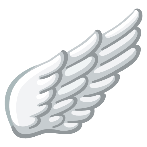 Wing Emoji from Noto Emoji Set