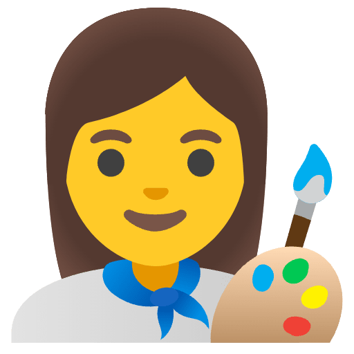 Woman Artist Emoji from Noto Emoji Set