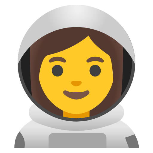 Woman Astronaut Element from Noto Emojis Set