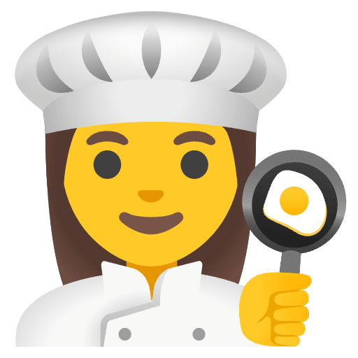 Woman Cook Emoji from Noto Emojis Set