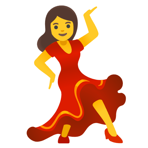 Woman Dancing Emoji from Noto Emojis Set