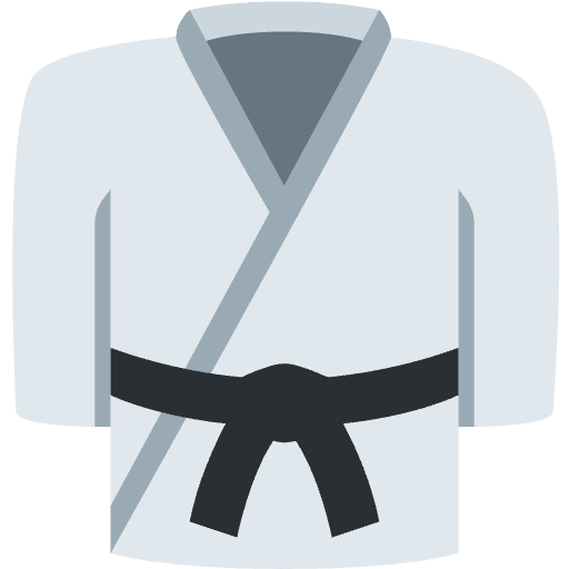 Martial Arts Uniform Emoji from Twemoji Emoji Set