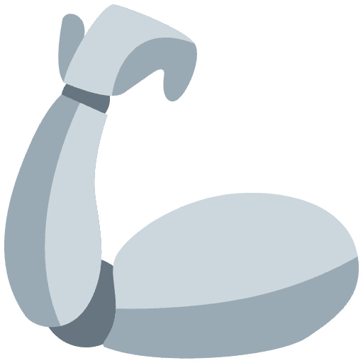 Mechanical Arm Emoji from Twemoji Emoji Set
