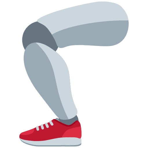 Mechanical Leg Emoji from Twemoji Emoji Set