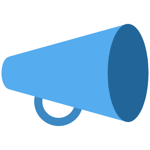 Megaphone Emoji from Twemoji Set