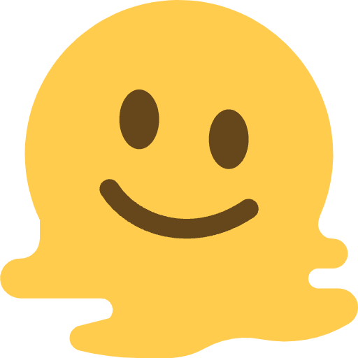 Melting Face Element from Twemoji Emoji Set