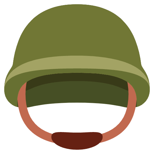 Military Helmet Element from Twemoji Emoji Set