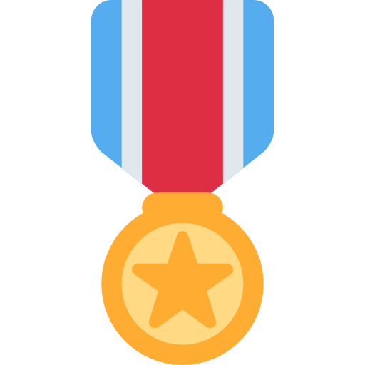 Military Medal Emoji from Twemoji Emoji Set
