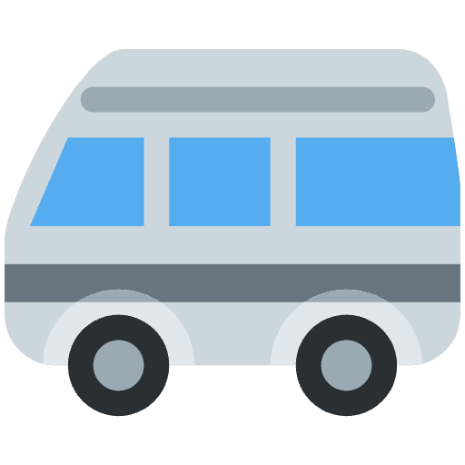 Minibus Emoji from Twemoji Emoji Set
