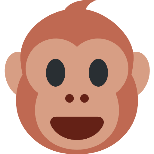Monkey Face Emoji from Twemoji Set