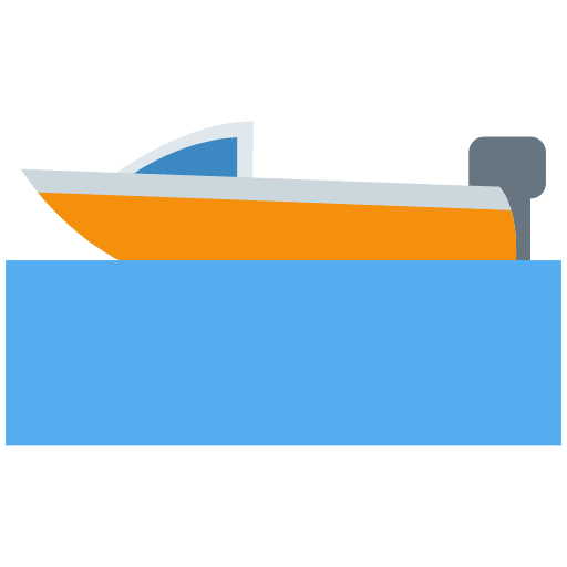 Motor Boat Element from Twemoji Emoji Set