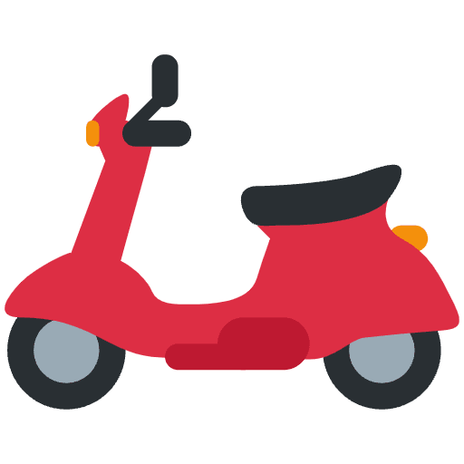 Motor Scooter Element from Twemoji Emoji Set