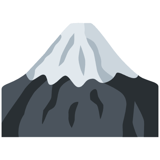 Mount Fuji Element from Twemoji Emoji Set