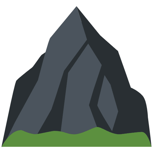 Mountain Emoji from Twemoji Emoji Set