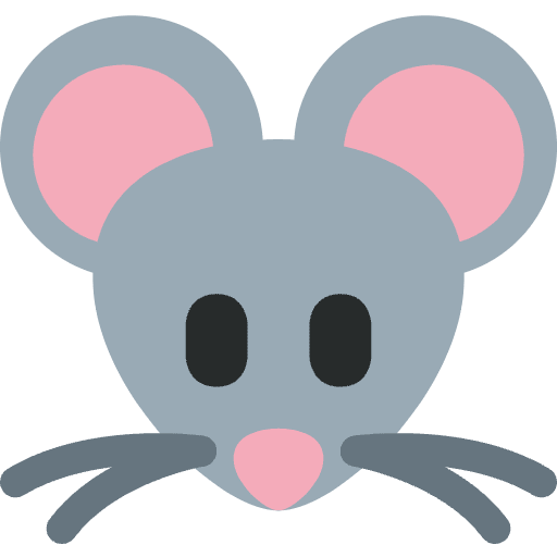 Mouse Face Element from Twemoji Emoji Set