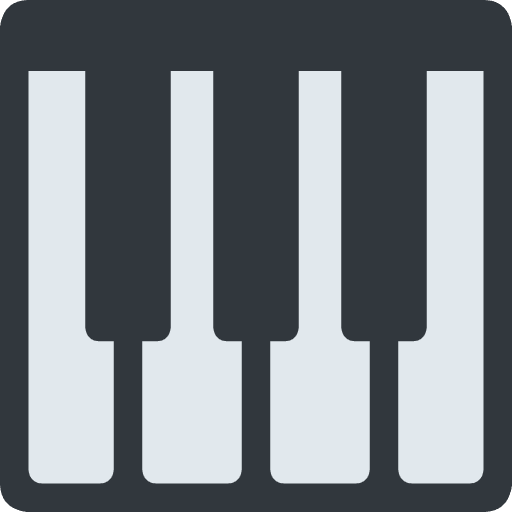Musical Keyboard Element from Twemoji Emoji Set