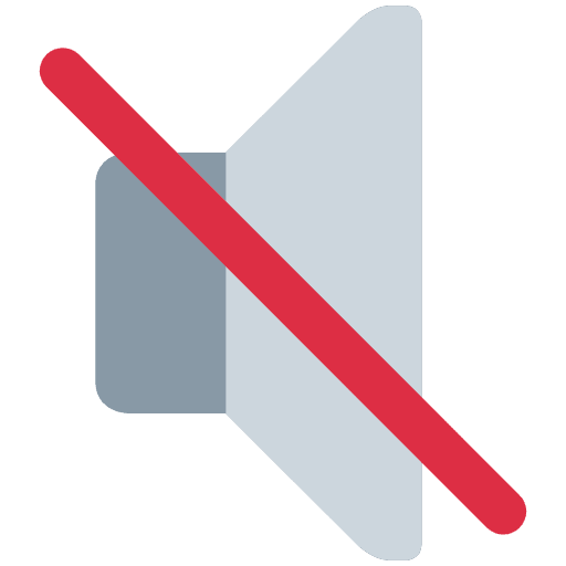 Muted Speaker Element from Twemoji Emoji Set