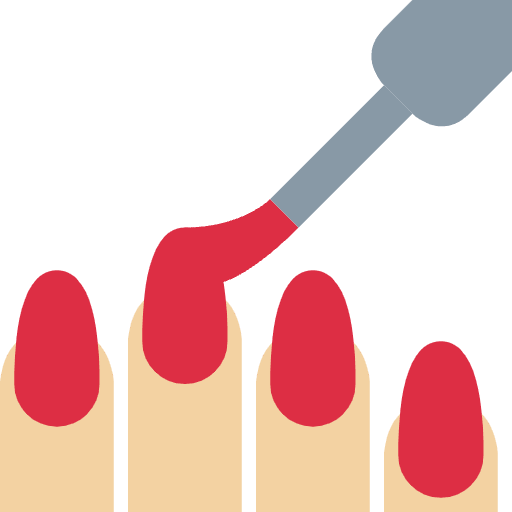 Nail Polish Medium Light Skin Tone Emoji from Twemoji Emoji Set
