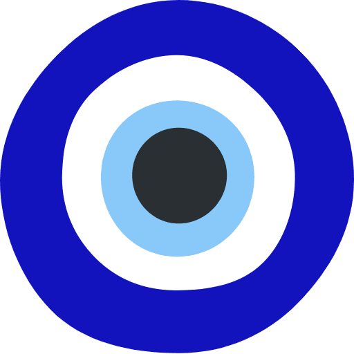 Nazar Amulet Emoji from Twemoji Emoji Set