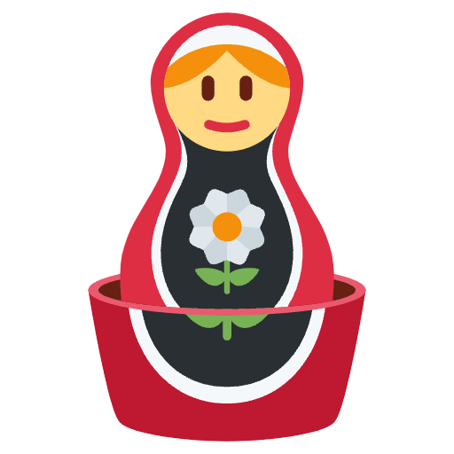 Nesting Dolls Emoji from Twemoji Emoji Set