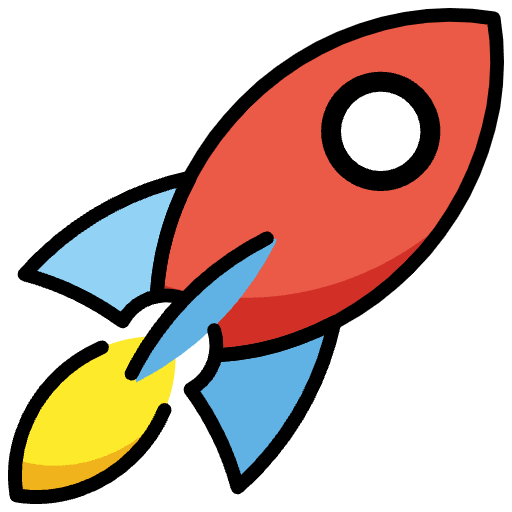 Rocket emoji PNG and Free SVG Download Streamline