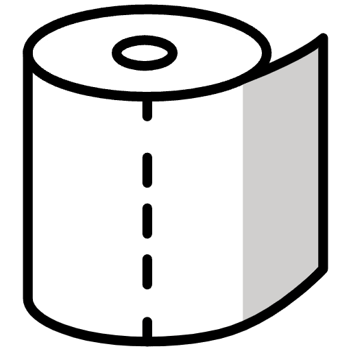 Roll Of Paper Emoji from OpenMoji Emoji Set