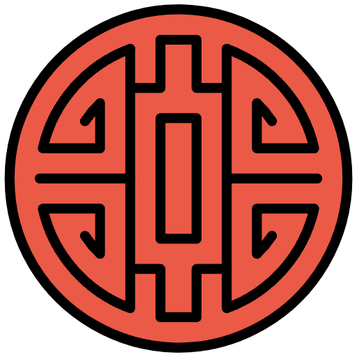 Rounded Symbol For Cai Emoji from OpenMoji Set