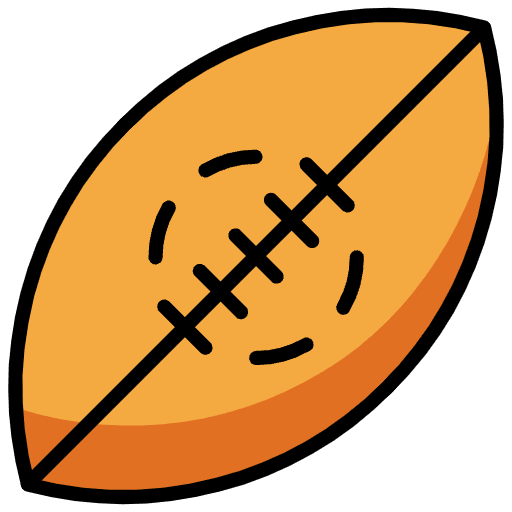 Rugby Football Emoji from OpenMoji Emoji Set