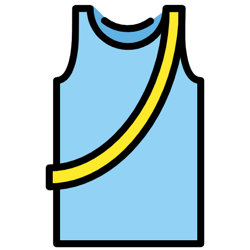Running Shirt Emoji from OpenMoji Set