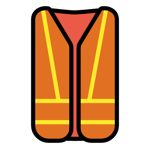 Safety Vest Element from OpenMoji Emoji Set