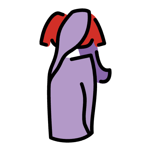 Sari Emoji from OpenMoji Emoji Set