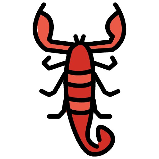 Scorpion Element from OpenMoji Emoji Set