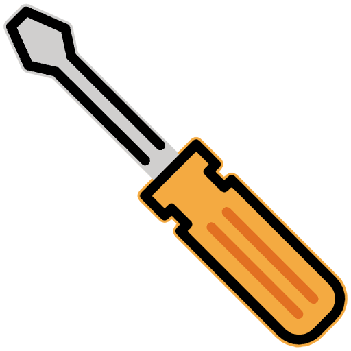Screwdriver Emoji from OpenMoji Emoji Set