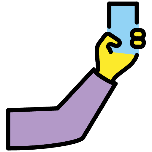 Selfie Emoji from OpenMoji Emoji Set