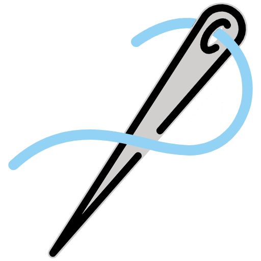 Sewing Needle Emoji from OpenMoji Emoji Set