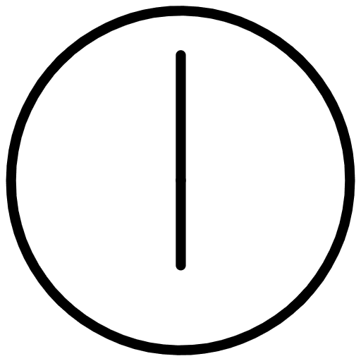 Six O’clock Emoji from OpenMoji Set