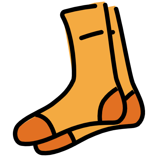 Socks Emoji from OpenMoji Emoji Set